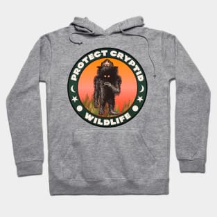 Protect Cryptid Wildlife ))(( Cryptozoology Fan Art Hoodie